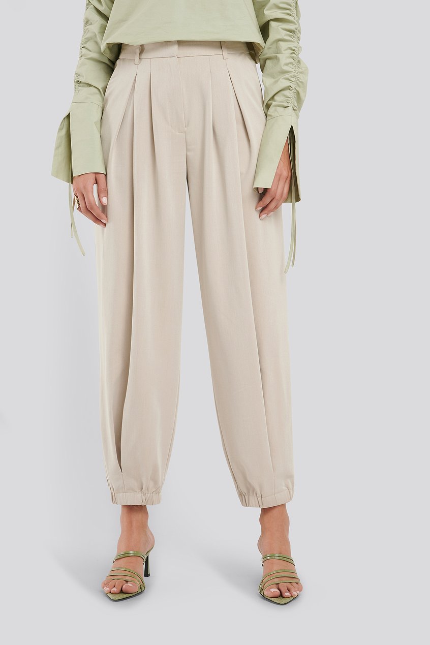 Hosen Weite Hosen | Cocoon Elastic Suit Pants - ZV29637