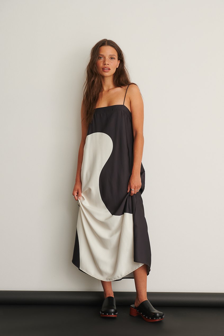 Kleider Abendkleider | Color Block Midi Dress - GM42498