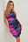 Kleurgeblokte mini-jurk