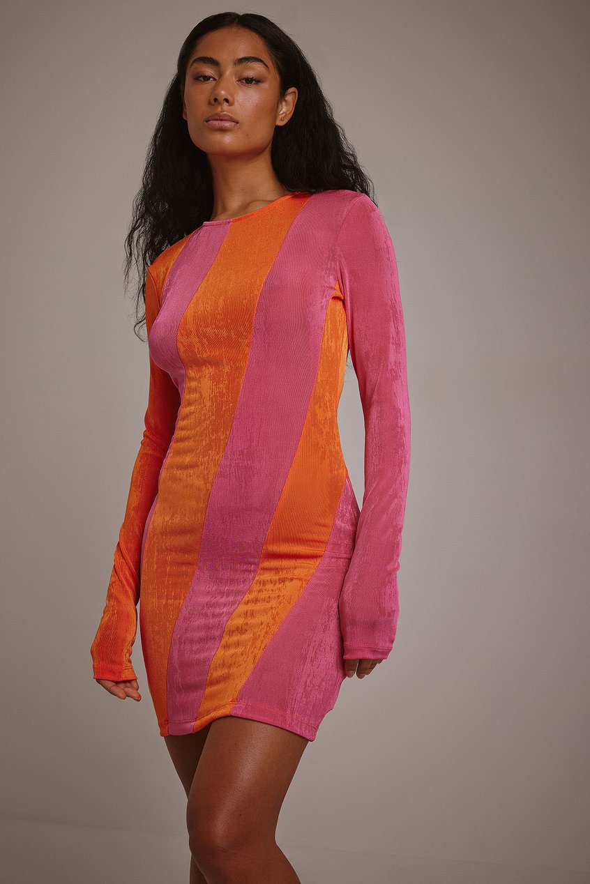 Robes Robes de Printemps | Robe courte effet color block - DE78575