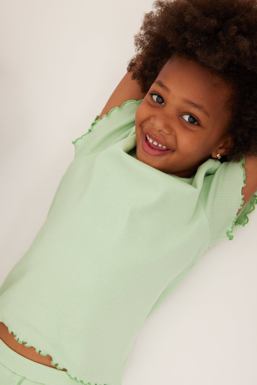 Kinderkleidung Kinderset | T-Shirt mit Kontrastnähten - JG55120