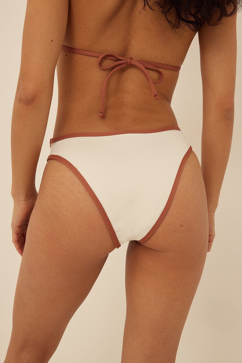 Ropa de baño Partes de abajo de bikinis | Contrast Detail Bikini Panty - PG74201