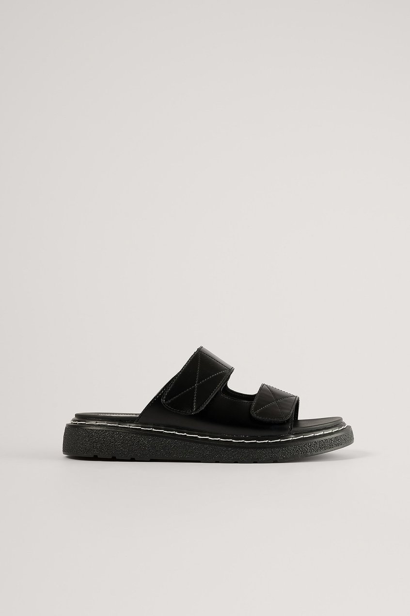 Schuhe Slip Ons | Contrast Stitch Slippers - AT25869
