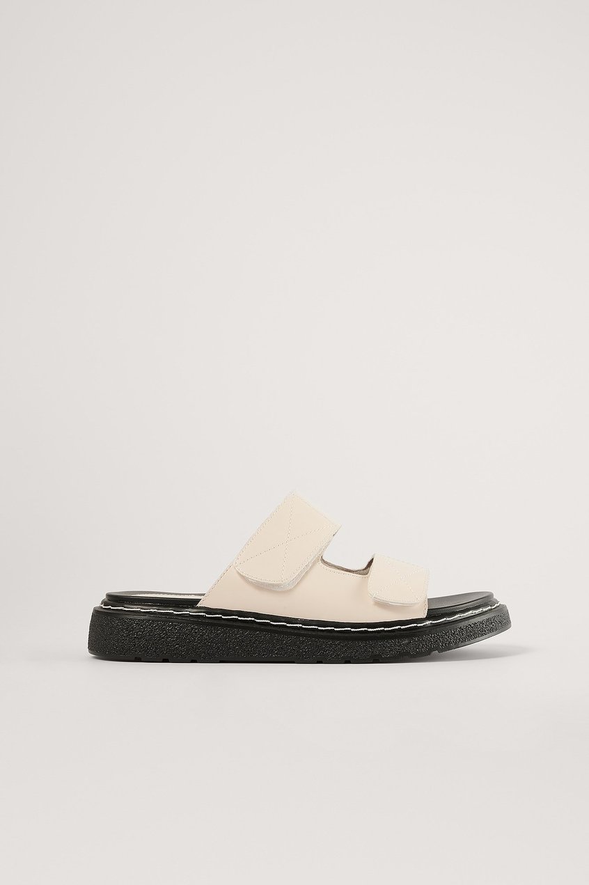 Chaussures Mules & Sabots | Contrast Stitch Slippers - AQ01559