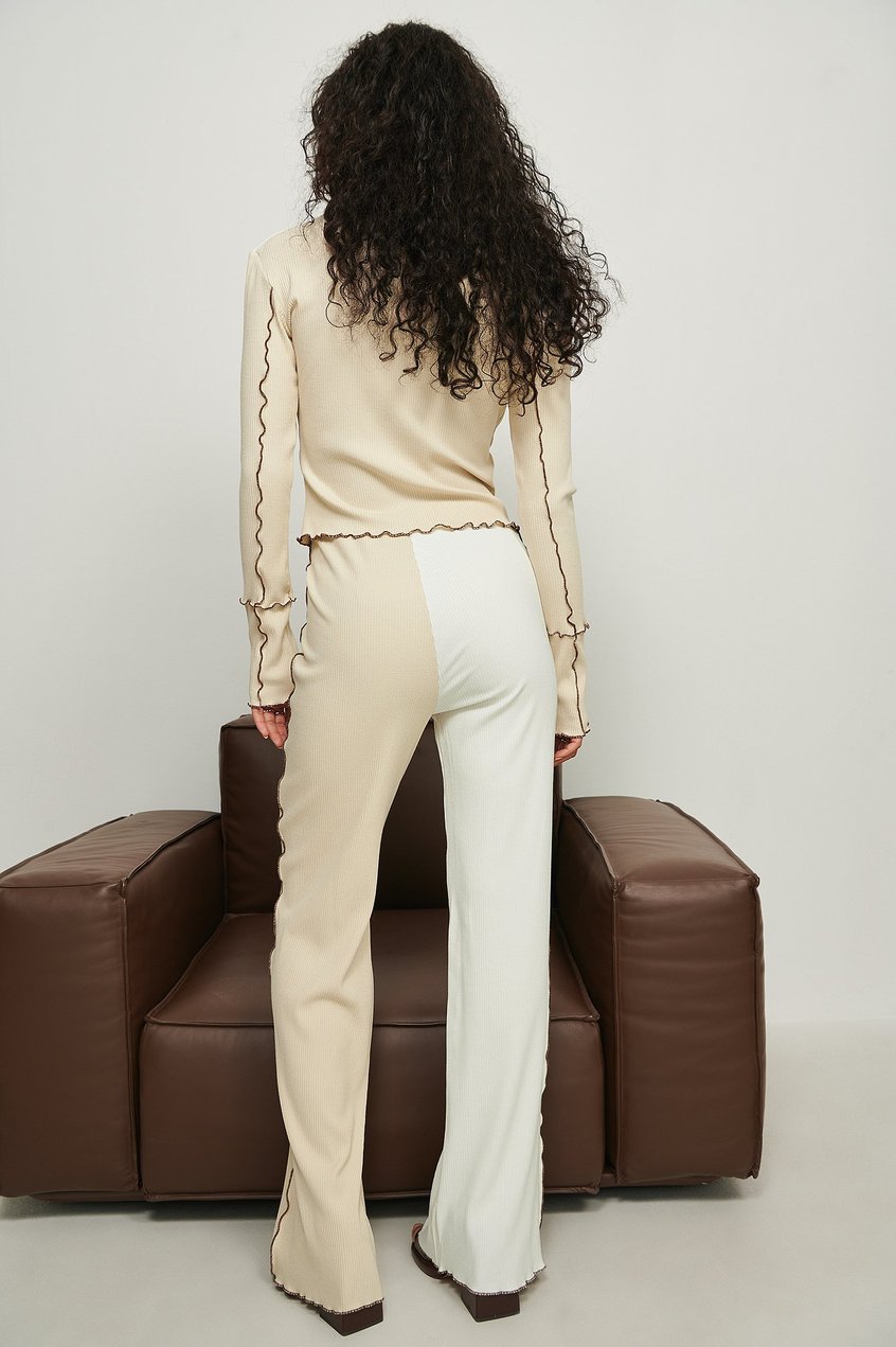 Pantalones Loungewear | Medias con costura de contraste - GM15611