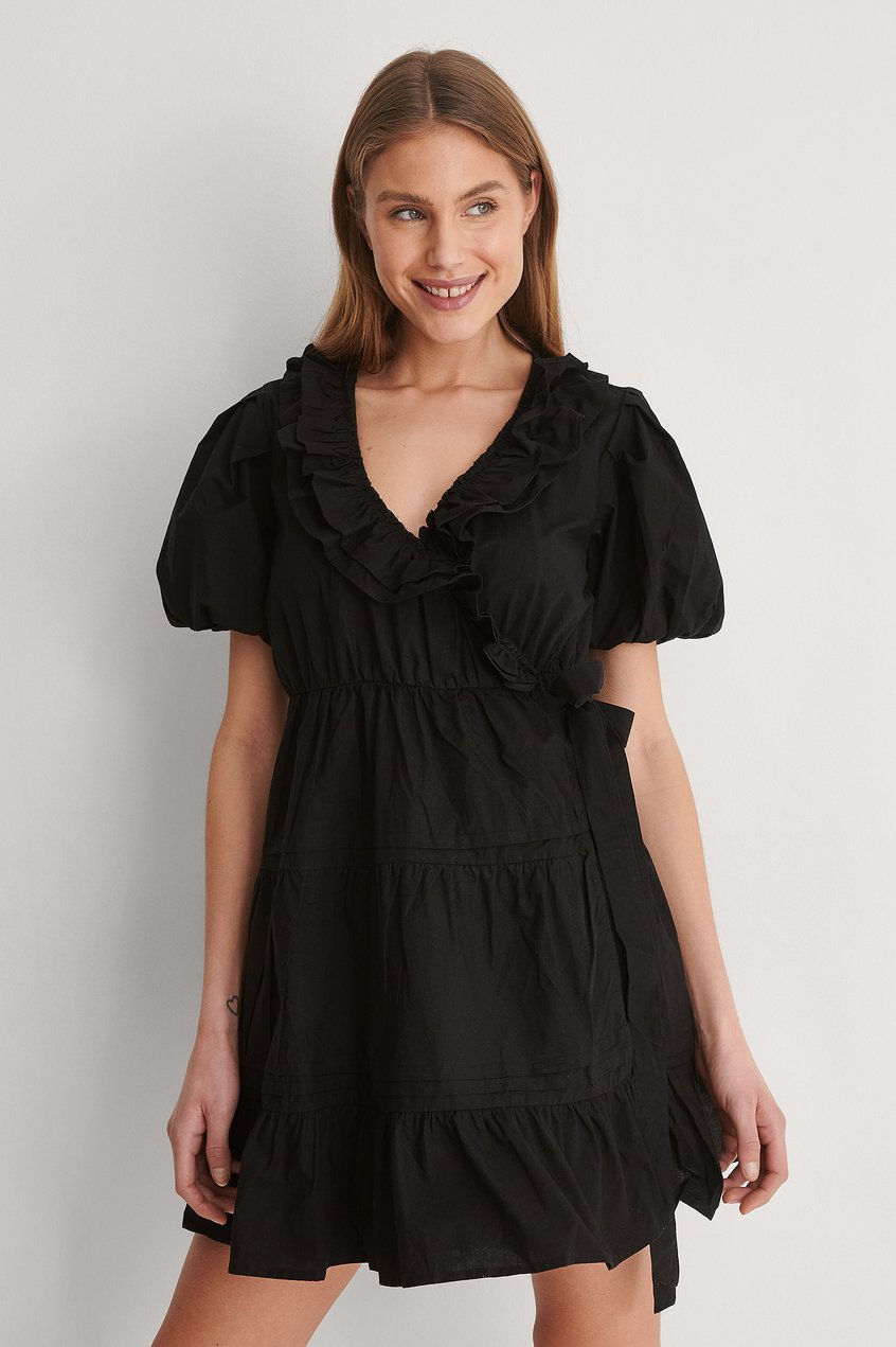 Vestidos Vestidos cruzados | Cotton Frill Dress - TQ55580