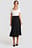 Crepes Line Midi Skirt