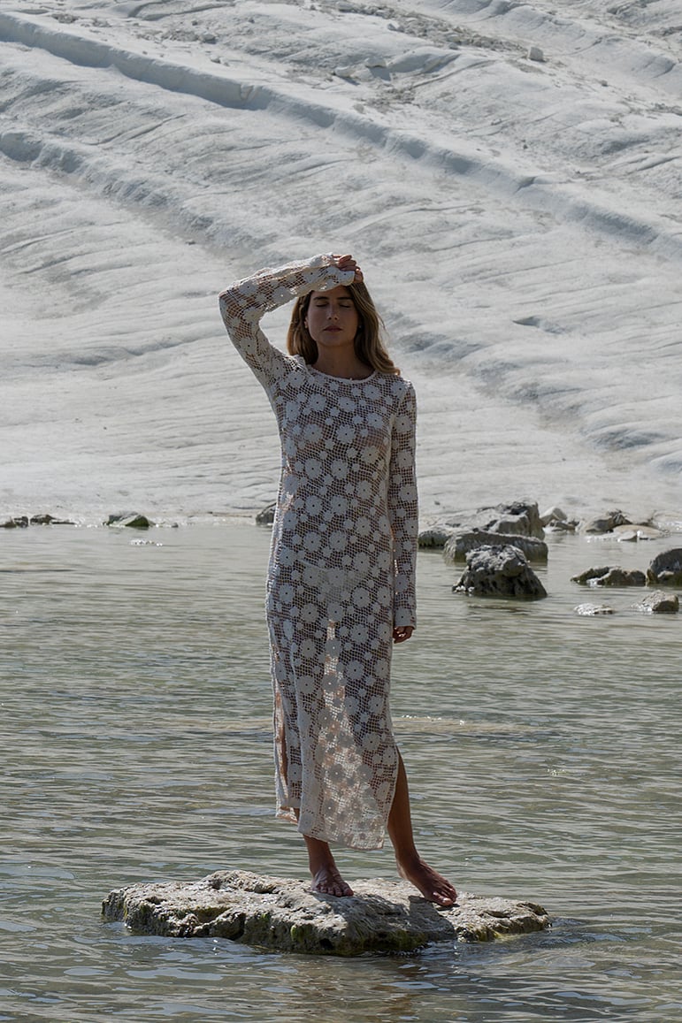 Robes Robes maxi d'été | Maxi robe en crochet - PT81496