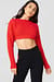 Cropped Batwing Sweater