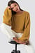 Cropped Boat Neck Knitted Sweater