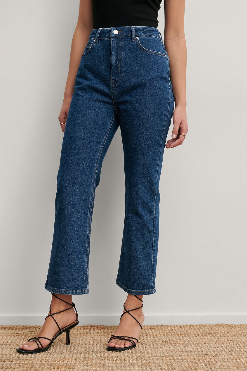 Jeans Knöchellange Jeans | Recycelte Cropped Denim - XQ50673