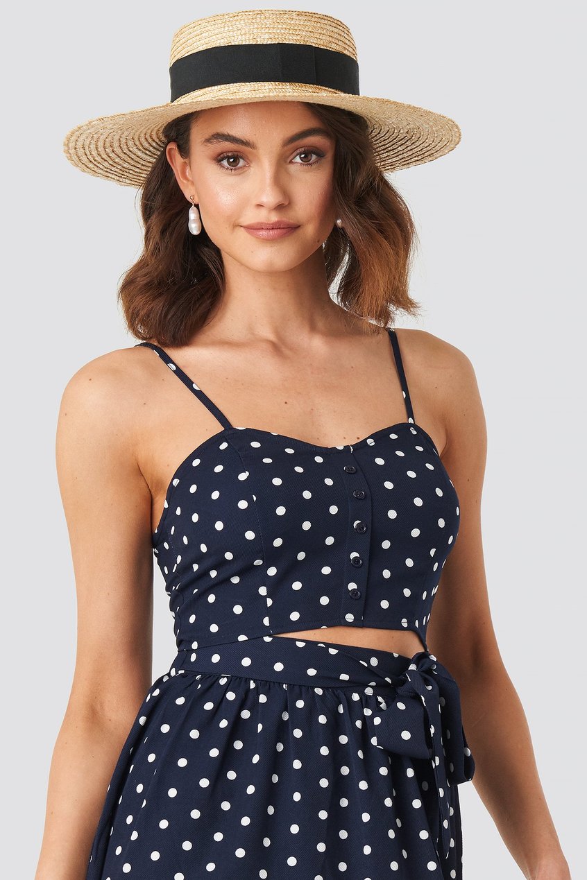 Oberteile Tops | Cropped Dot Top - UH72357