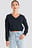 Cropped V-neck Knitted Sweater