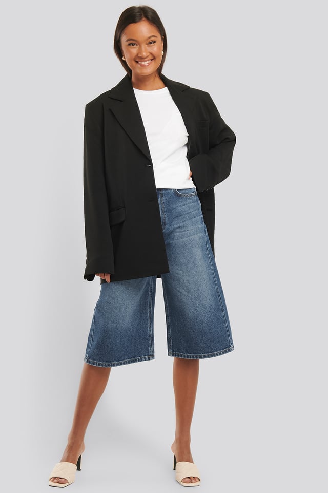 Culotte Jeans Mid Blue
