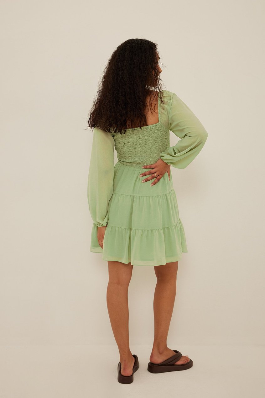 Kleider Frühlingskleider | Minikleid mit Rüschendetail - ZS84943