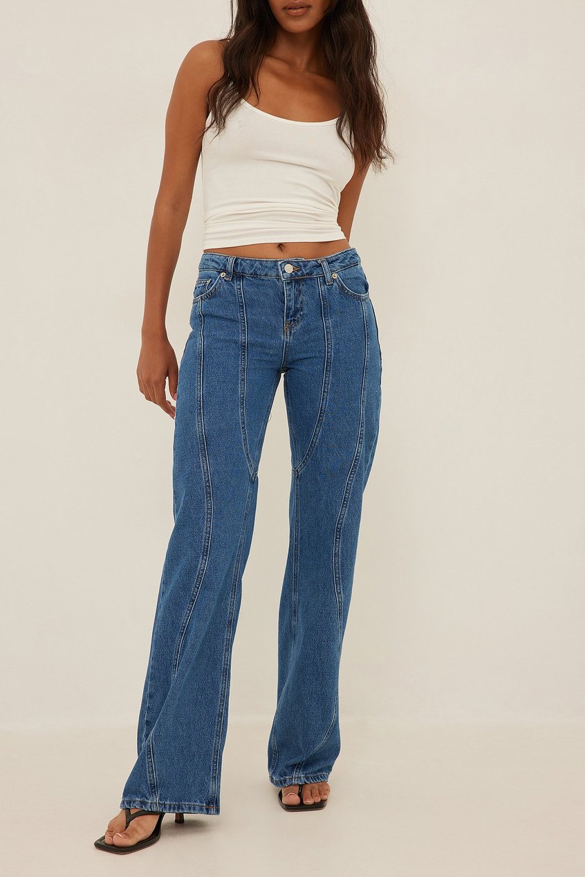 Jeans Jeans mit geradem Bein | Denimjeans - PZ09394