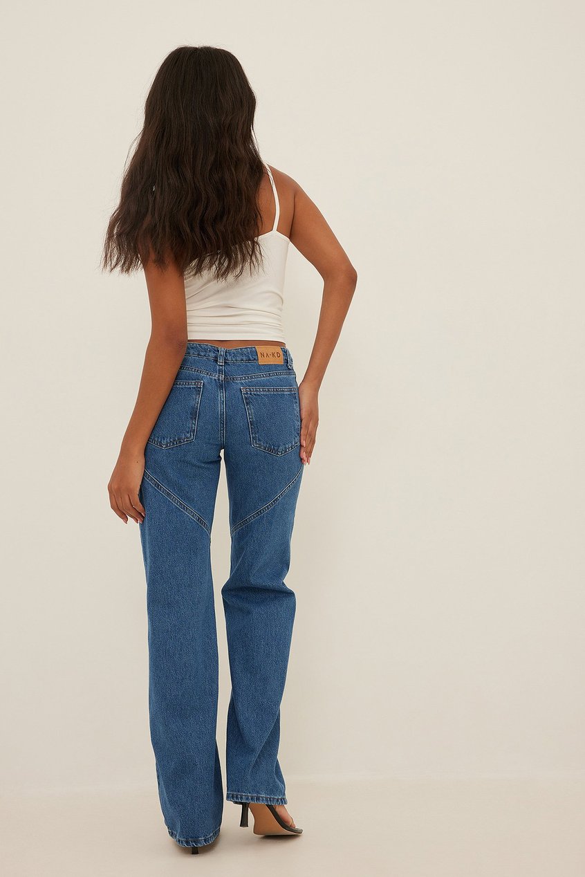 Jeans Jeans mit geradem Bein | Denimjeans - PZ09394