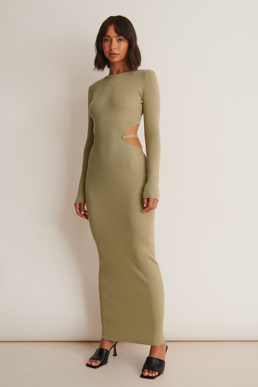 Kleider Herbstkleider | Kleid Mit Aussparungen - WT55810