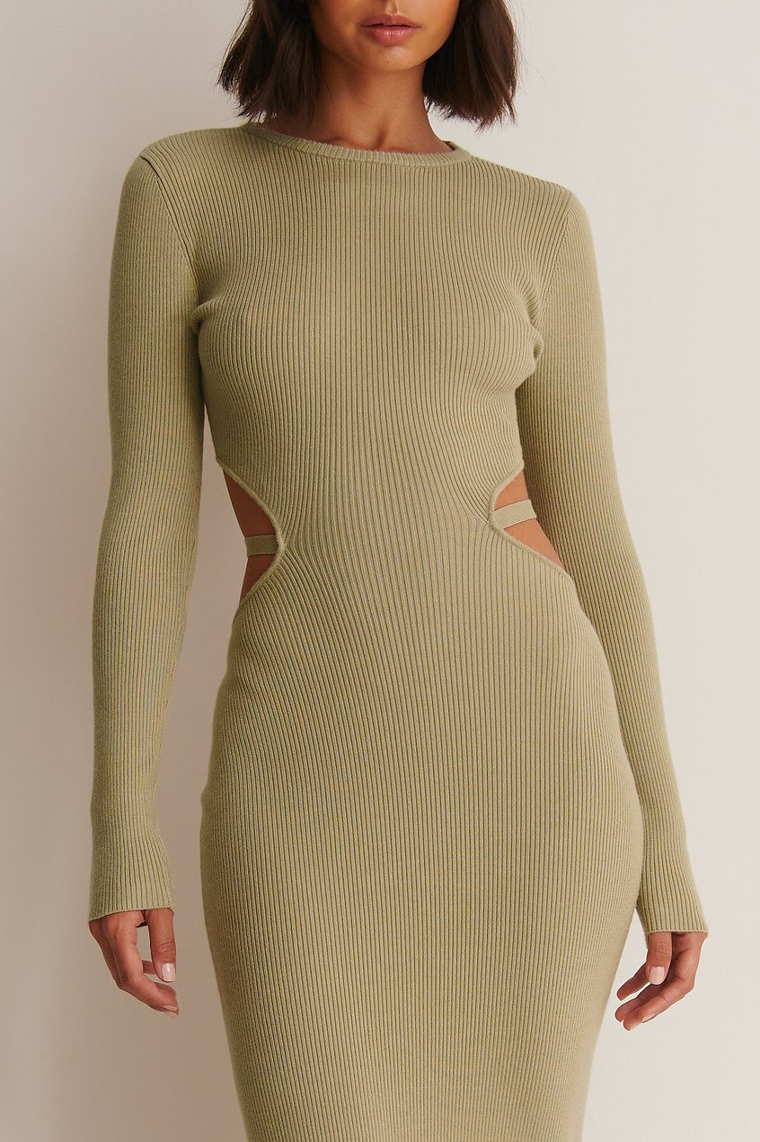 Kleider Herbstkleider | Kleid Mit Aussparungen - WT55810