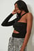 Recyceltes Cut-out-Jersey-Top