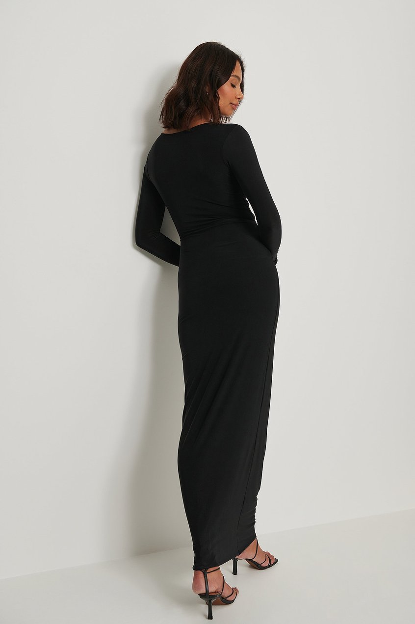 Vestidos Vestidos de tubo | Cut Out Long Sleeve Maxi Dress - IO29501