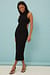 Cut Out Ribbed Dress