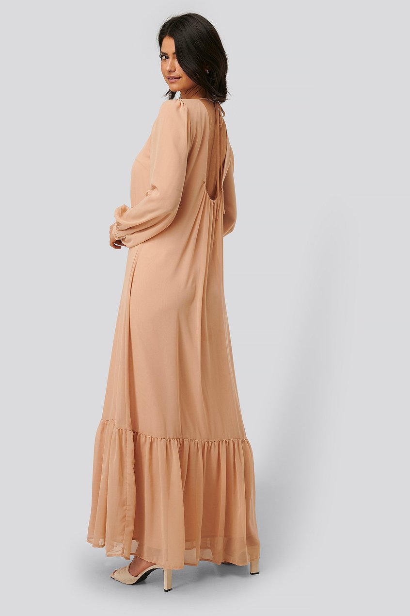 Vestidos Vestido veranos | Deep Back Maxi Dress - PD91962