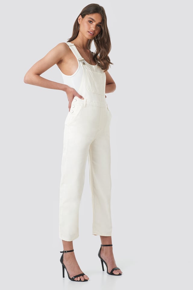 Denim Dungaree Offwhite
