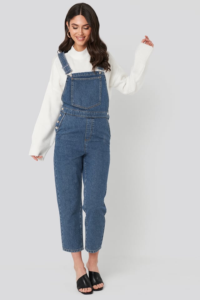 Denim Dungarees Blue Wash