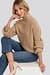 Diagonal Ribbed Knitted Sweater