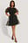 Dobby Organza Mini Dress