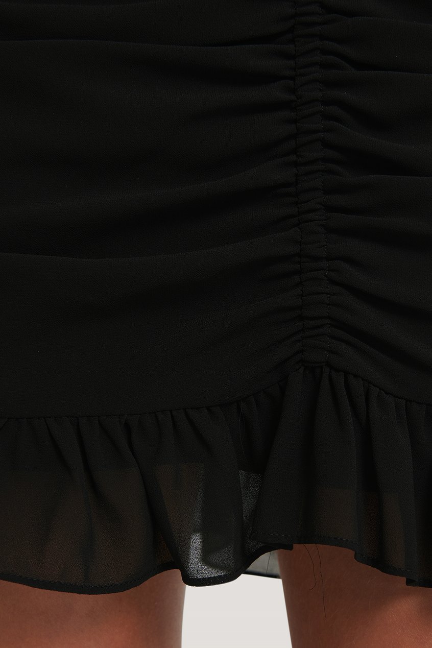 Röcke Skirts | Drapierter, Durchsichtiger Mini-Rock - SK56605