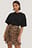 Draped Sheer Mini Skirt
