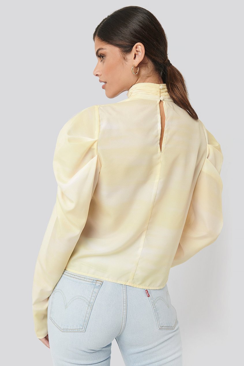 Chemises | Blouses Shirts & Blouses | Draped Sleeve Blouse - SD54715