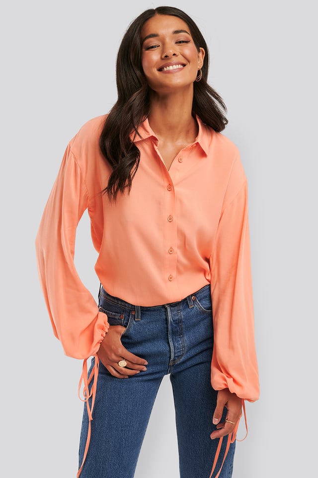 Paita Pallohihoilla Peach