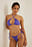 Recyceltes Bikini-Höschen mit Kordelzug und Schnürung an der Seite