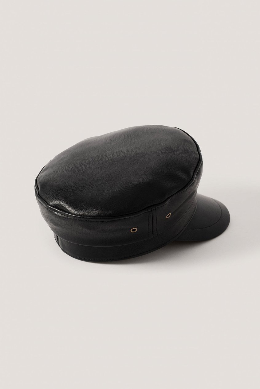 Accessoires Casquettes | Faux Leather Captain Cap - MH93395