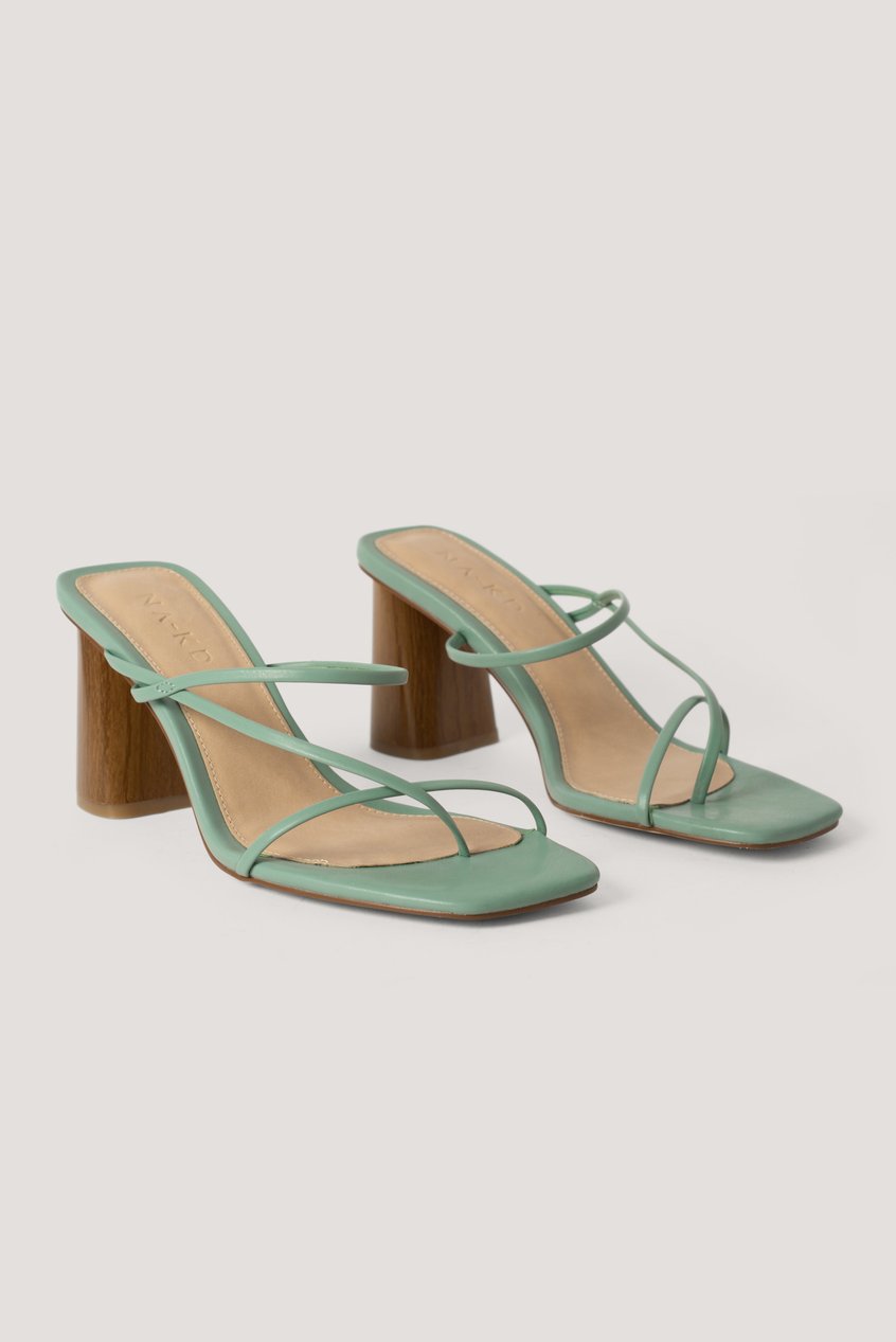 Schuhe Sandalen | Fine Strappy Block Heel Sandals - JB10248