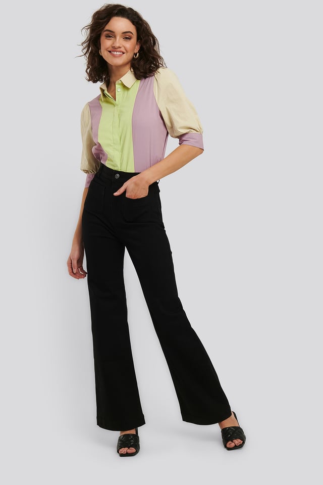 Flare Jeans Deep Black