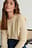 Flounce Detail Long Sleeve Knitted Sweater