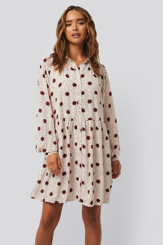 Minimekko Red Flower