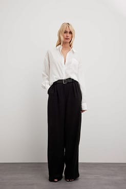 Flowy LS Modal Shirt Outfit