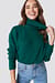 Folded Oversize Short Knitted Sweater