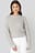 Folded Sleeve Round Neck Knitted Sweater