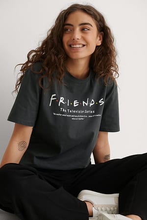Grey Friends Definition Unisex t-shirt met FRIENDS print