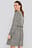 Frill Detailed Check Oversize Dress