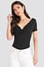 Front Ruched Babylock Top