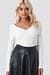 Front Ruched Cropped Top