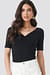Front Ruched Short Sleeve Top