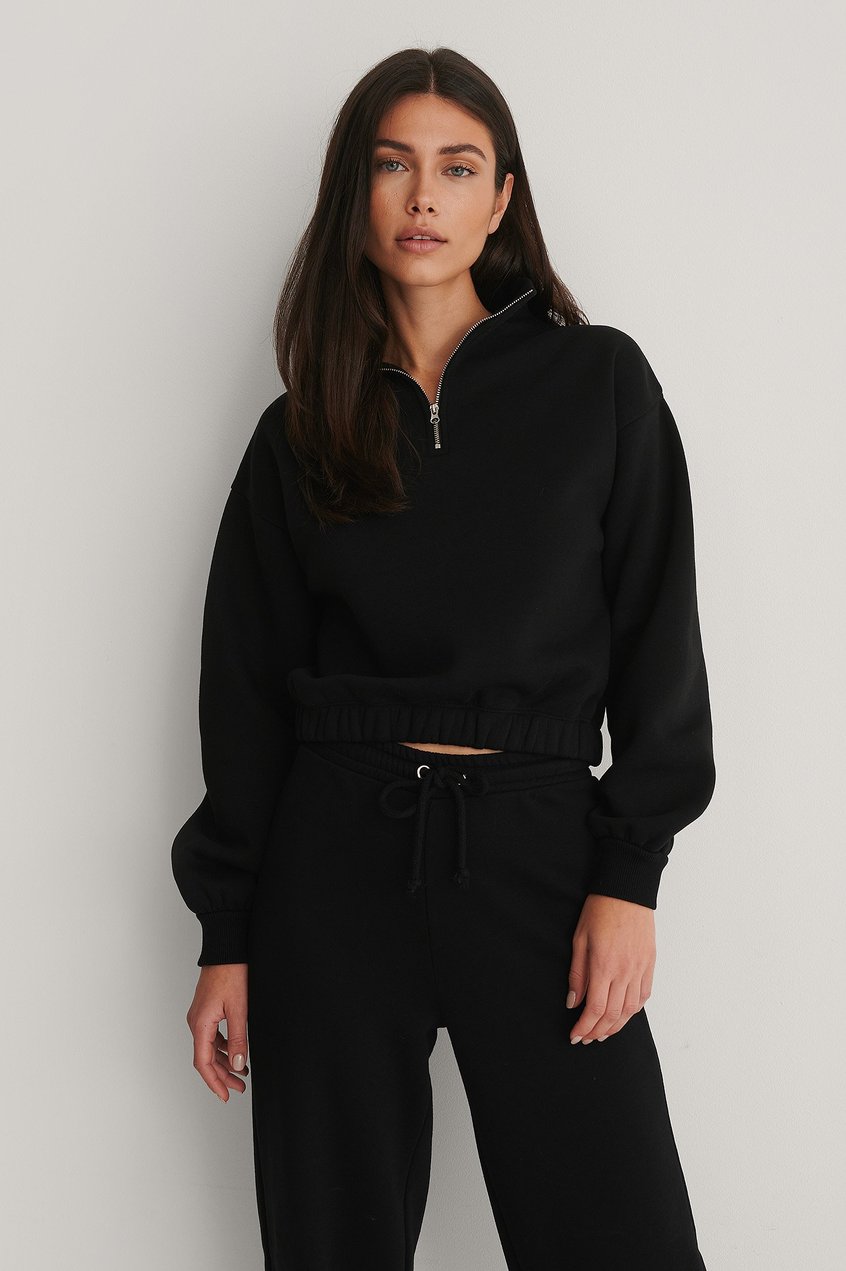 Reborn Collection Loungewear | Organic Front Zip Sweater - QD15680